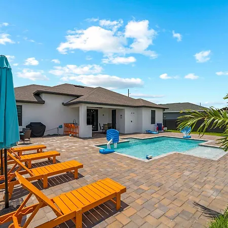 Brand-New - Contemporary Gem-Pool Game Room Bbq